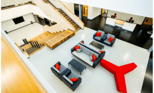 Reception Area in Commercial Offices