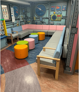 Hospital Waiting Room in Children's Ward
