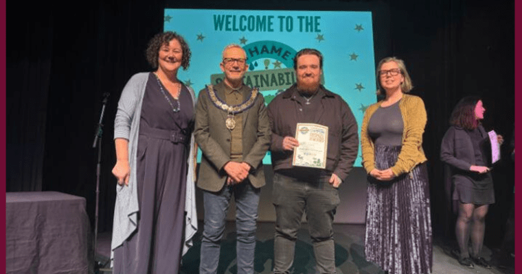 rhbr team awarded Bronze Sustainability Champions Award