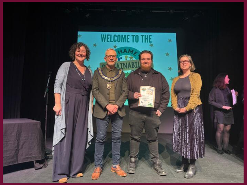 rhbr team awarded Bronze Sustainability Champions Award